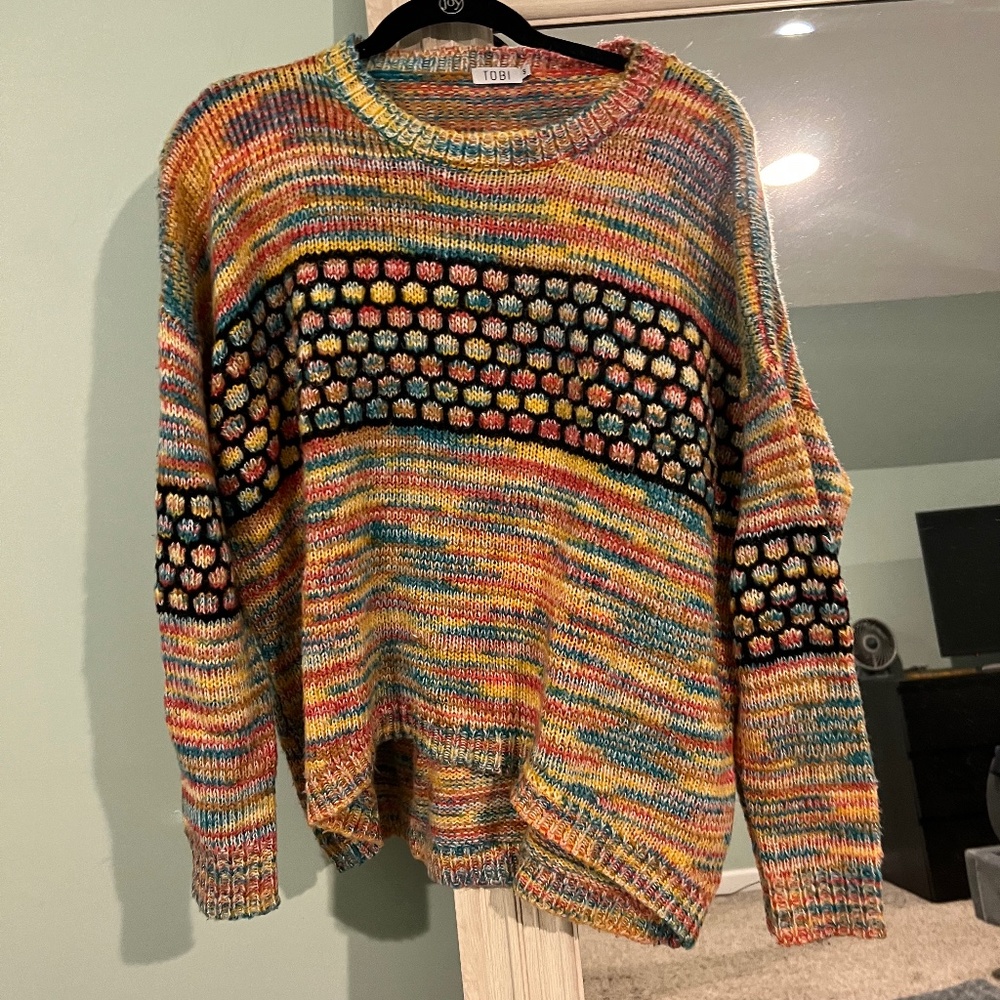 Tobi honeycomb sweater